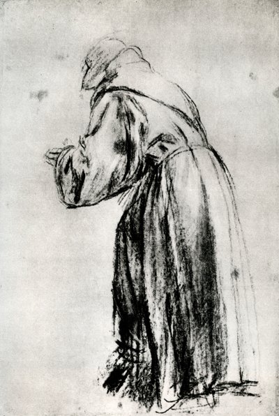 Studie voor de St Bernardino in het Votiefbeeld van Doge Gritti, ca. 1535, 1937 door Tiziano Vecelli