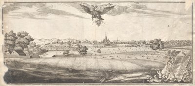 Prospectus Meridionalis Viennae Austriae door Tobias Sadler