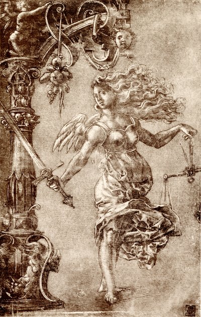 Justitia door Tobias Stimmer