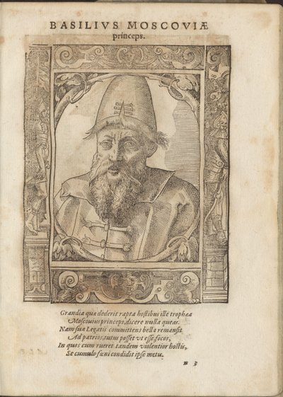 Portret van Tsaar Ivan IV de Verschrikkelijke 1530-1584 door Tobias Stimmer