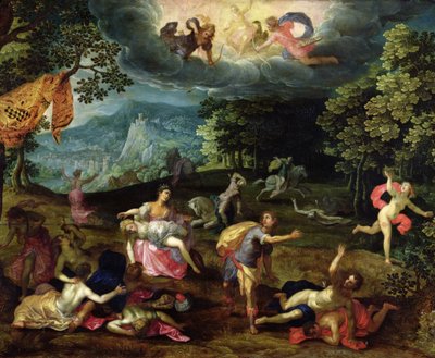 De straf van Niobe door Tobias Verhaecht