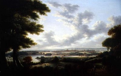 Southampton vanuit Bitterne door Tobias Young
