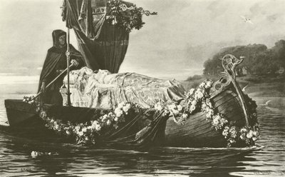 Elaine (gravure) door Toby Edward Rosenthal