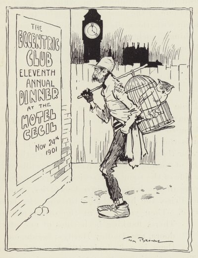 De Eccentric Club door Tom Browne