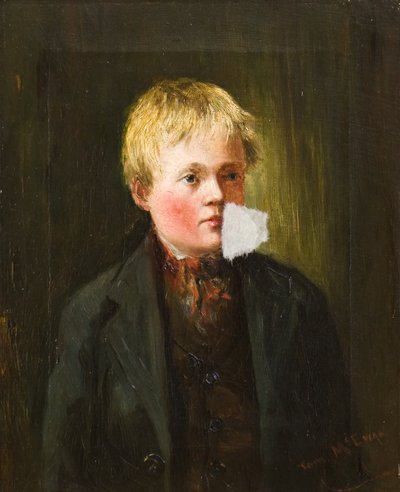 Portret van een Jongen door Tom McEwan