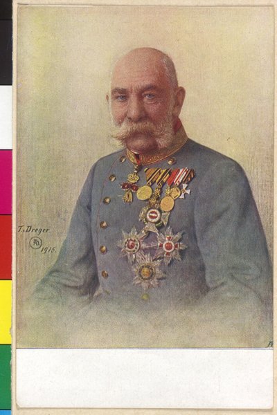 Keizer van Oostenrijk Franz Joseph I door Tom von Dreger