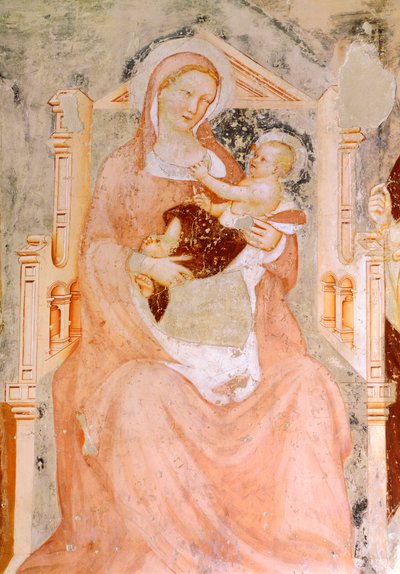 Madonna en kind door Tomaso da (late 15th century) Modena