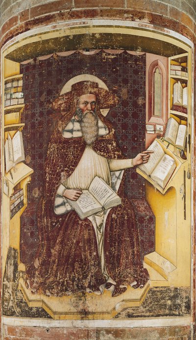 St. Hiëronymus, Kerk van San Nicolo, Treviso door Tomaso da (late 15th century) Modena