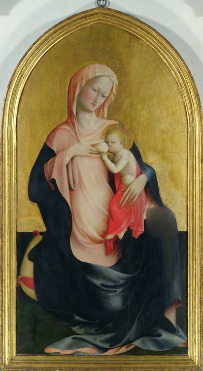 Madonna van Nederigheid, c.1410 door Tommaso Masolino da Panicale
