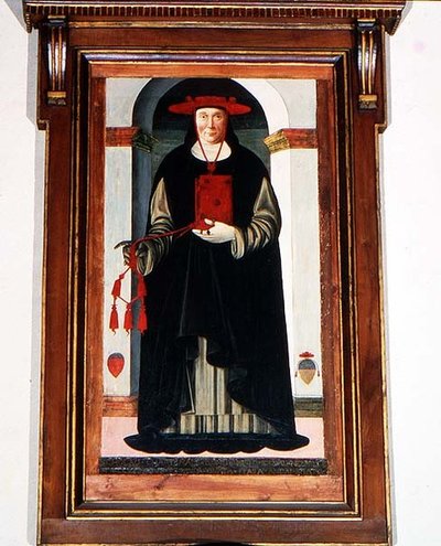 Kardinaal Niccolo van Prato, pauselijk legaat door Tommaso di Piero
