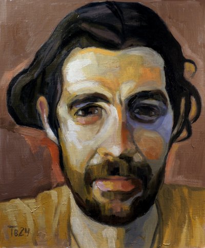 Expressief mannelijk portret door Tore Bahnson