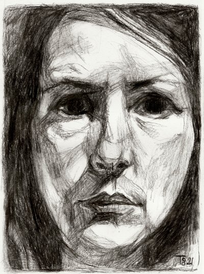 Intens vrouwelijk portret door Tore Bahnson