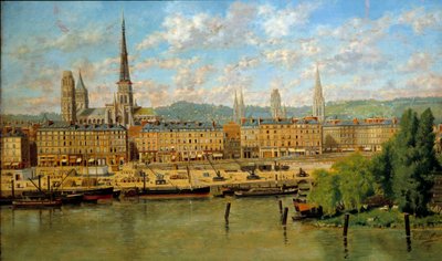 Le port de Rouen door Torello Ancillotti