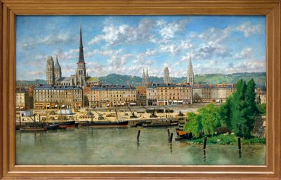 De haven van Rouen door Torello Ancillotti