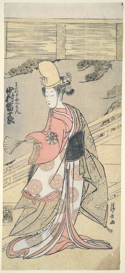 Acteur Nakamura Tomijūrō door Torii Kiyonaga