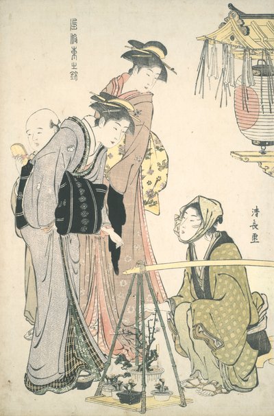 Potplanten Kopen: Brokaten van het Oosten door Torii Kiyonaga