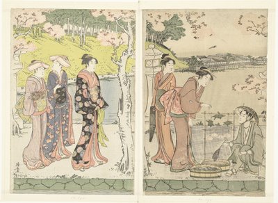 Schildpadverkoper door Torii Kiyonaga