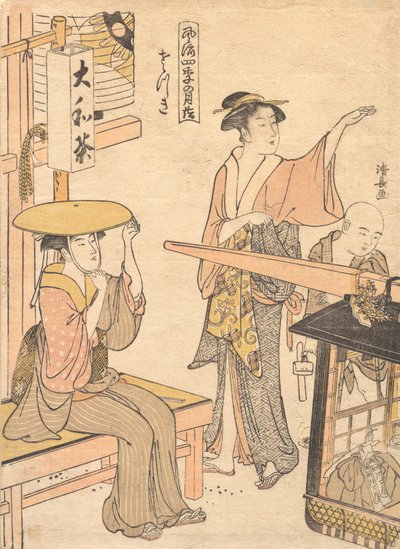 De vijfde maand, ca. 1791 door Torii Kiyonaga