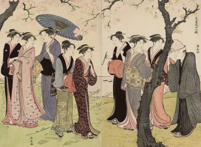 De Derde Maand door Torii Kiyonaga