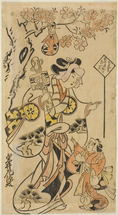 De acteur Iwai Sagenta I door Torii Kiyonobu I