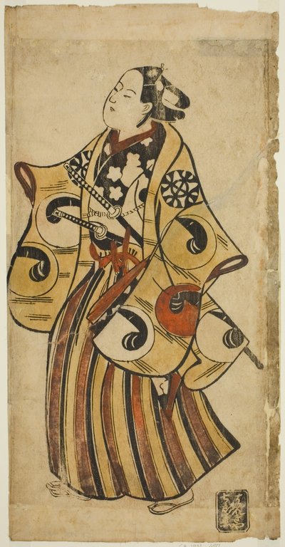 De acteur Nakamura Denkuro I door Torii Kiyonobu I