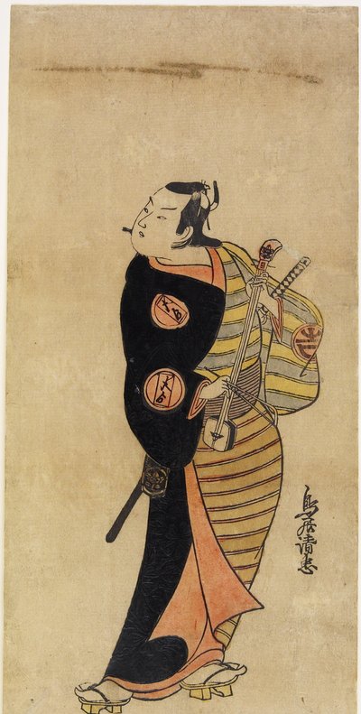 Acteur Ichimura Takenoj? IV als de page Kichisabur?, 1718 door Torii Kiyotada