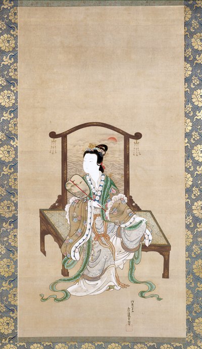 Chinese Schoonheid, Uit Chinese Schoonheid, Phoenix en Pauw door Tosa Mitsuoki