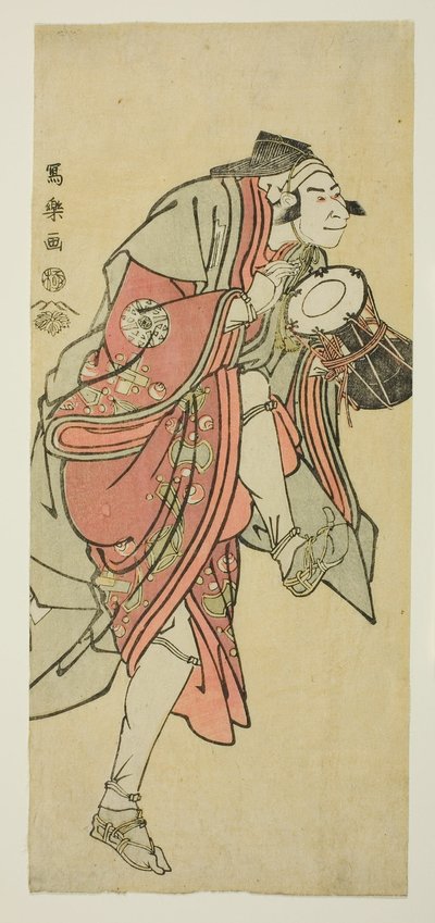 Nakamura Nakazo II in de rol van Aramaki Mimishiro Kanetora vermomd als Saiwaka door Toshusai Sharaku