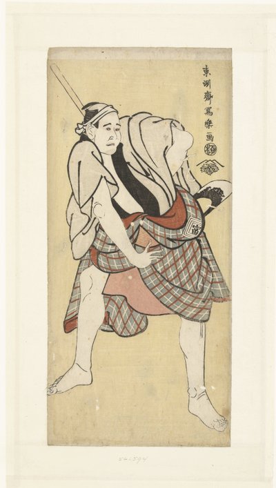 Portret van Ichikawa Tomiemon door Toshusai Sharaku