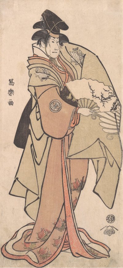 Segawa Kikunojo III in een onbekende rol, 1794-95. door Toshusai Sharaku