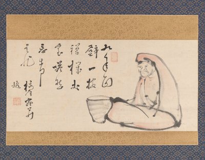 Daruma, 18e eeuw door Totoki Baigai