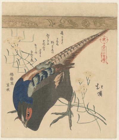 Fazant door Totoya Hokkei