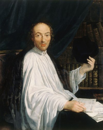 Portret van de dichter Jean-Baptiste de Santeuil 1630-1697, 1665-1670 door Toussain Dumée