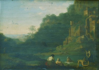 Badenymfen door Toussaint Gelton