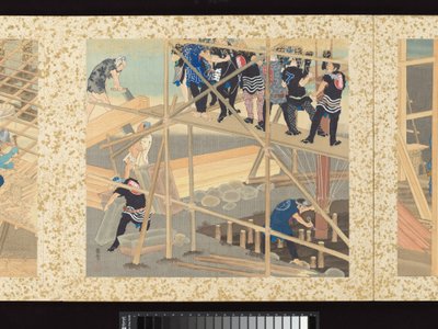  door Toyohara Kunichika