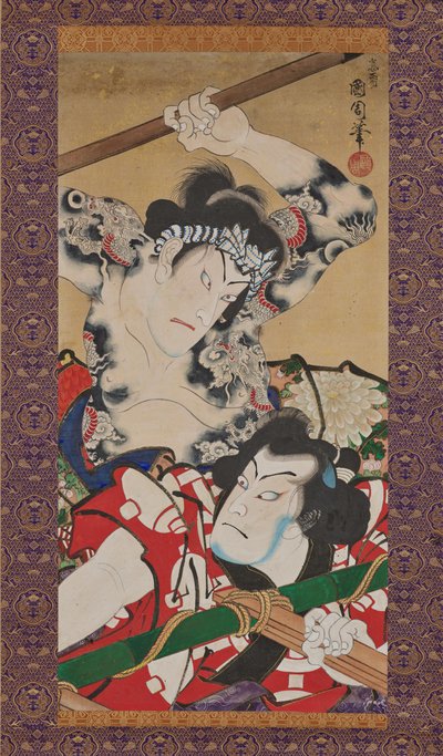  door Toyohara Kunichika