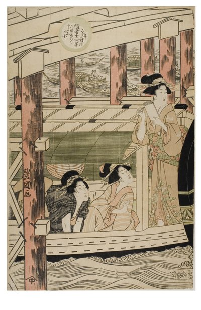 Acteurs in de Twaalf Maanden door Toyokuni Utagawa
