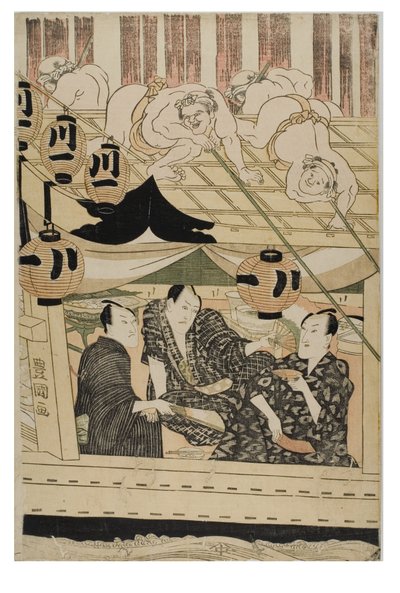 Acteurs in de twaalf maanden door Toyokuni Utagawa