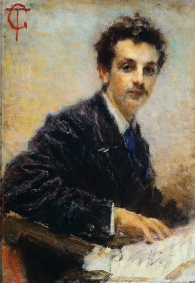 Portret van Benedetto Junck door Tranquillo Cremona