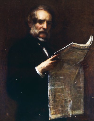 Portret van de advocaat Marozzi door Tranquillo Cremona