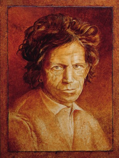 Keith Richards (b.1943) door Trevor Neal