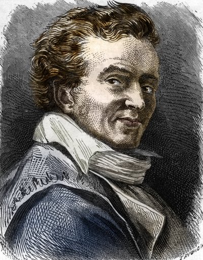 Portret van Dominique Vivant Denon, graveur, schrijver, diplomaat, beheerder door Trichon (after)