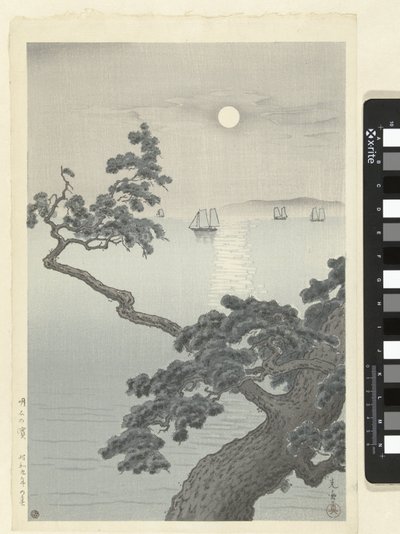 Akashi strand door Tsuchiya Kōitsu