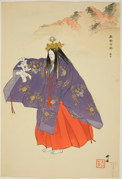 Tatsuta, uit de serie "Honderd drama