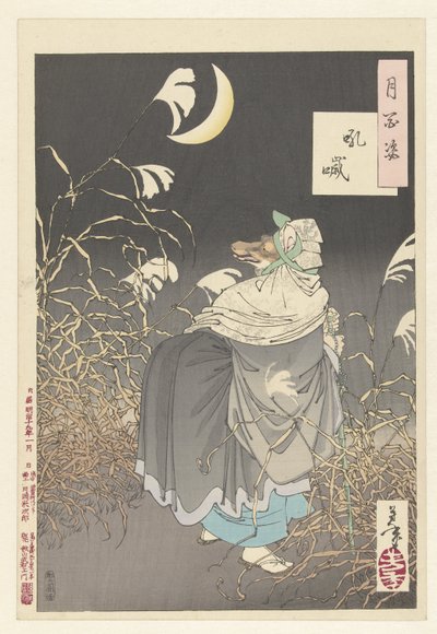 De roep van de vos door Tsukioka Yoshitoshi