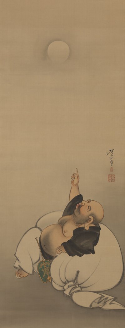Maan van Verlichting, uit de serie Twaalf Aspecten van de Maan door Tsukioka Yoshitoshi