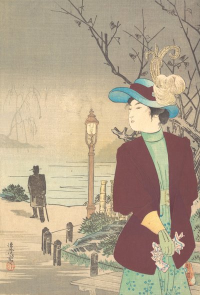 Print, ca. 1900 door Tsuneshige