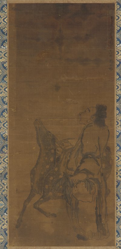 Een Onsterfelijke en een Hert die naar een Draak Kijken door Tuan Shigen