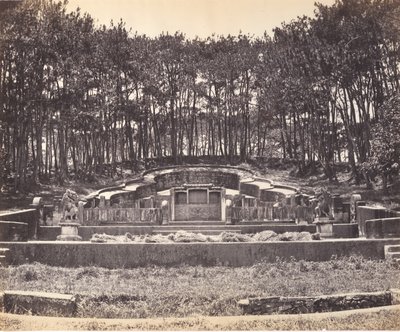 Mandarijngraf in Foochow, ca. 1869 door Tung Hing.