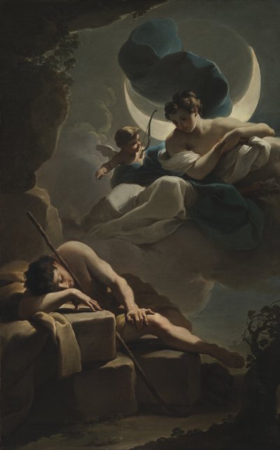Selene en Endymion door Ubaldo Gandolfi